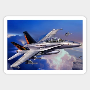 FA18 Hotnet Bengals Magnet